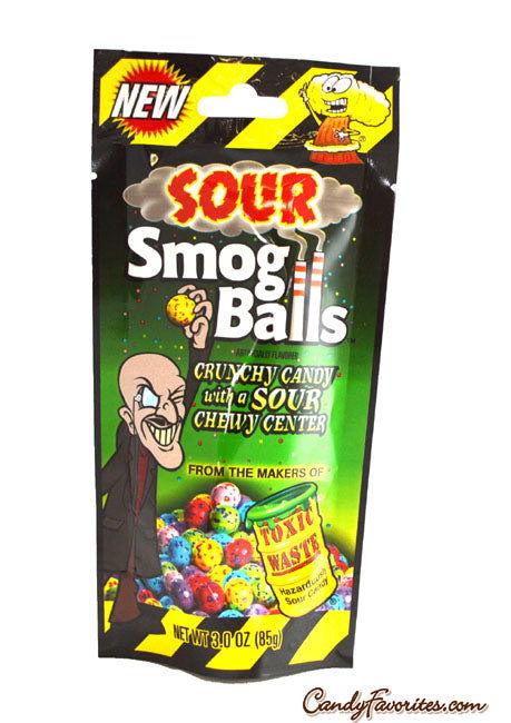 Toxic Waste Hazardously Sour Smog Balls - CandyFavorites