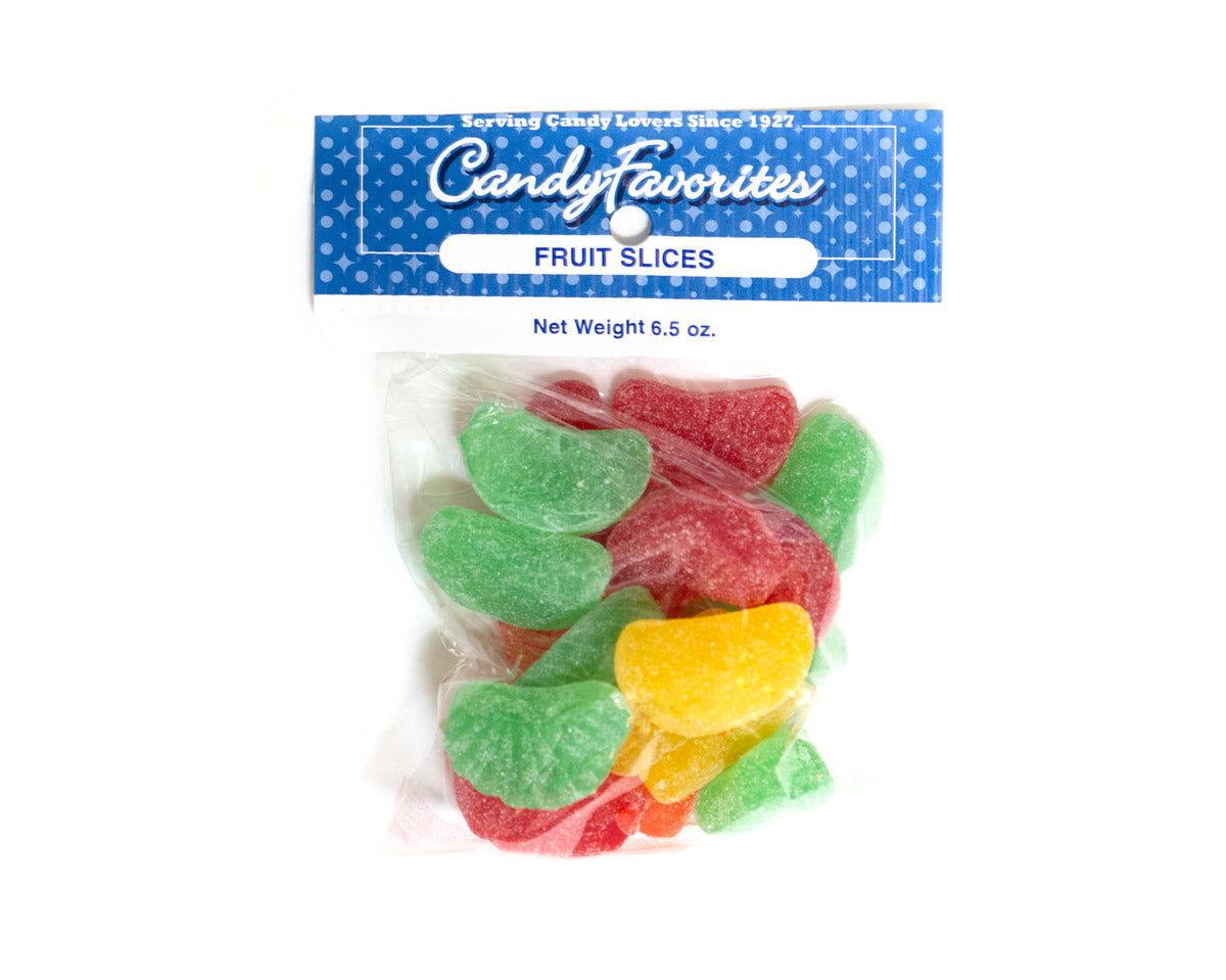 Unwrapped Jelly Fruit Slices 6.5 Ounce Peg Bags - CandyFavorites
