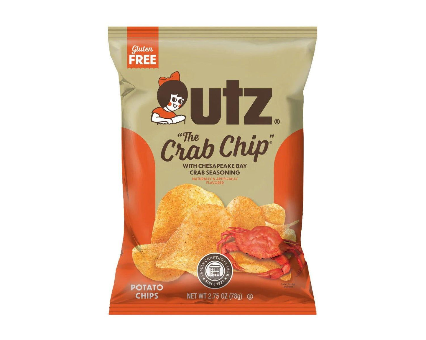 Utz "The Crab Chip" Potato Chips Bags - CandyFavorites