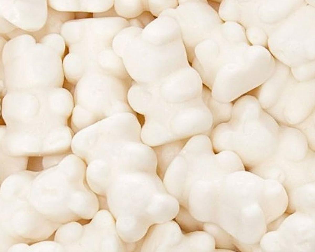 White Strawberry Banana Gummi Bears - CandyFavorites