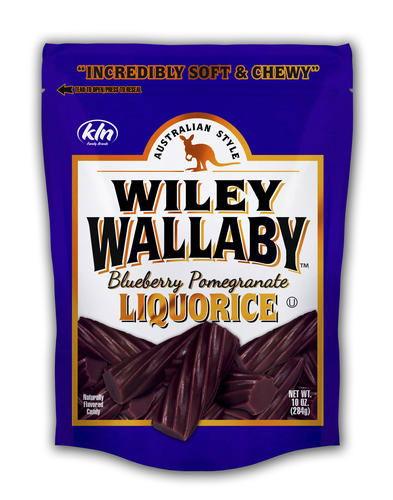 Wiley Wallaby Gourmet Blueberry Pomegranate  Licorice - CandyFavorites
