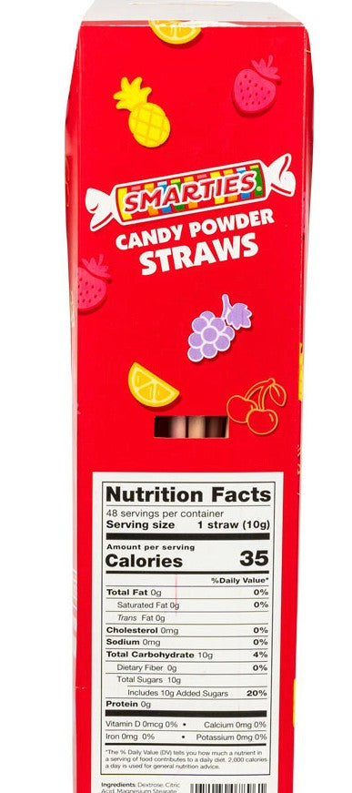 Smarties-Candy-Powder-Straws-Ingredients