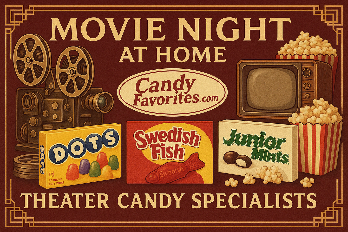 Lights, Camera, Action AND Theater Size Candy!