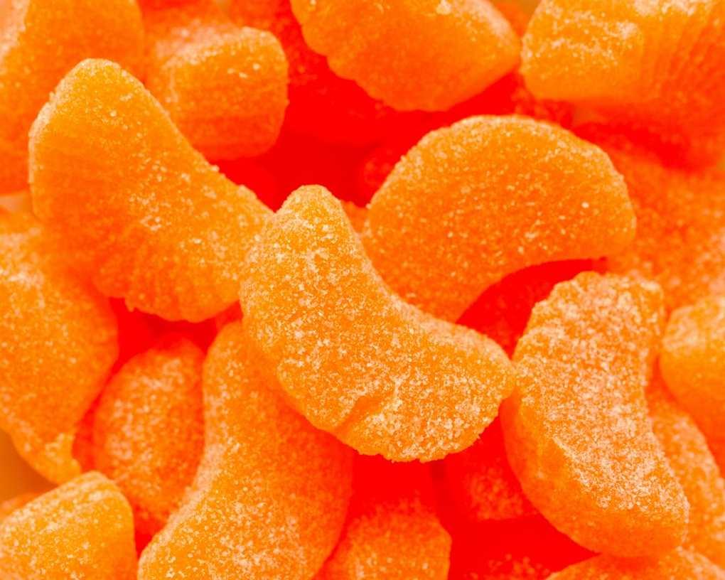 Brach's Orange Slices are made with Real Fruit Juice and are a perfect way to add a bit of Vitamin C to your diet...