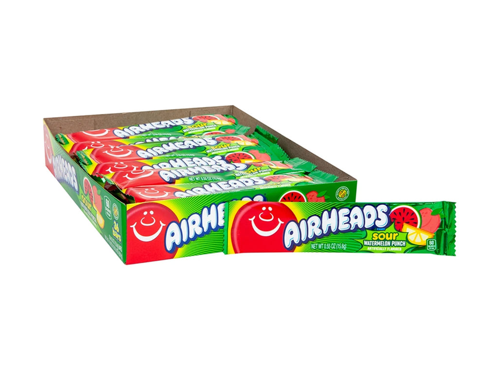 Airheads Sour Watermelon Punch .55 oz. Taffy
