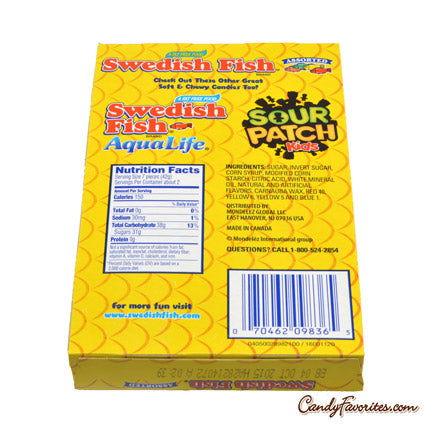 Assorted Swedish Fish Soft & Chewy Candy 3.5 Ounce Box - CandyFavorites