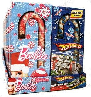 Barbie and Hot Wheels Candy Cane Combinaton - CandyFavorites