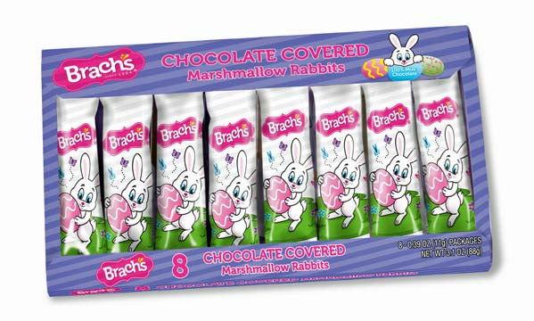 Brachs Chocolate Covered Marshmallow Rabbit - CandyFavorites