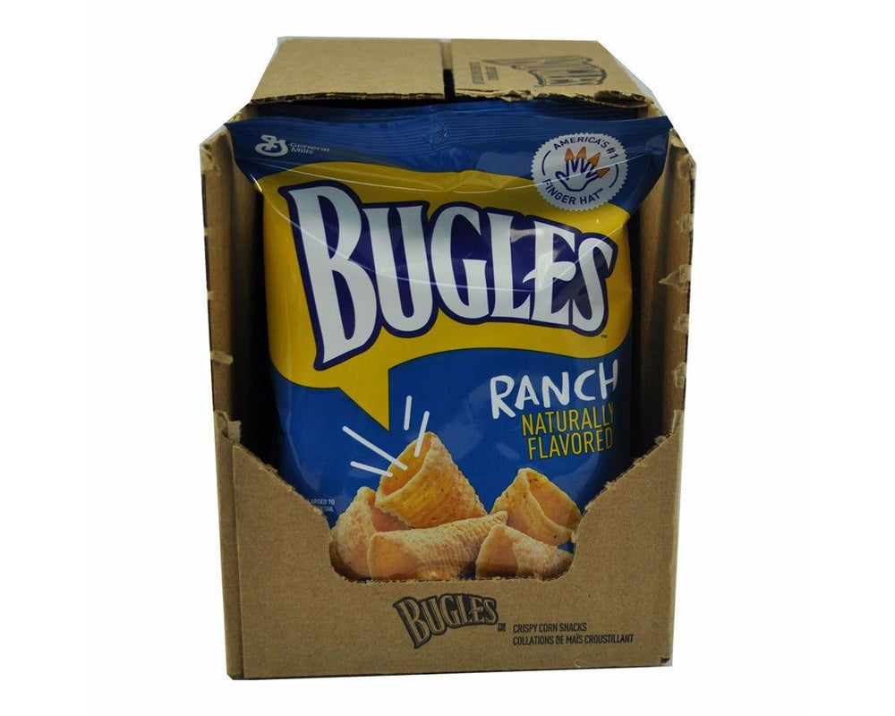 Bugles Ranch Crispy Corn Snacks 3 oz. Bags - CandyFavorites
