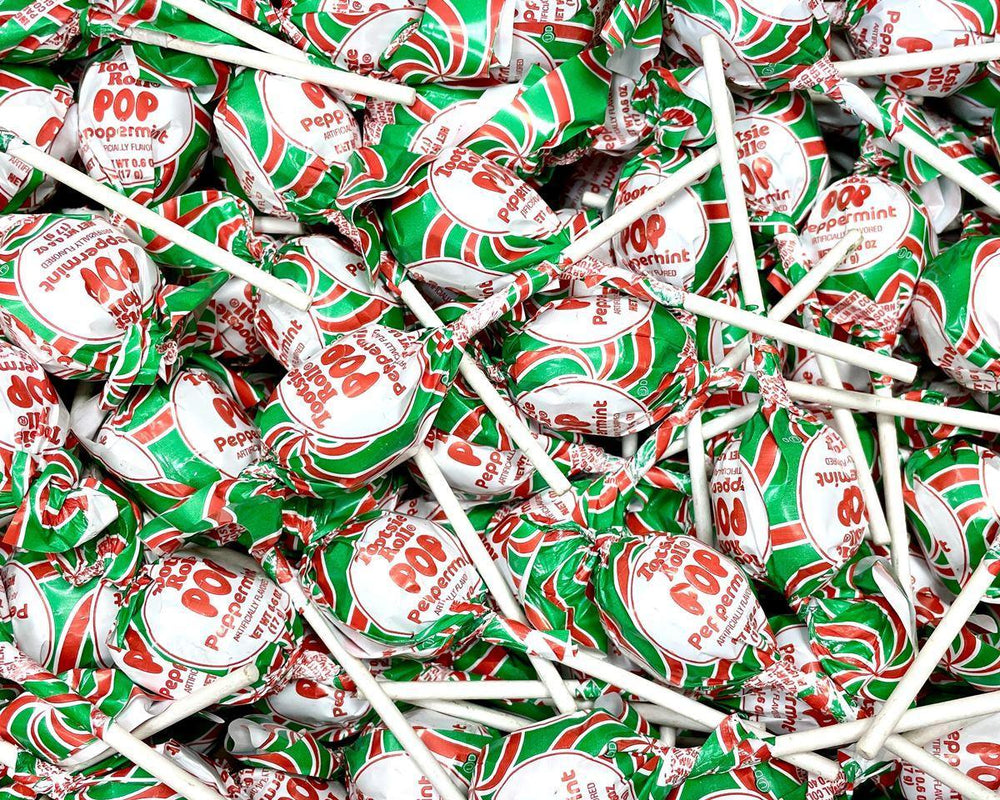 Candy Cane Peppermint Tootsie Pops - CandyFavorites