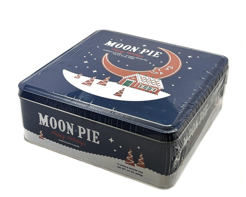 Chattanooga Xmas Chocolate Moon Pie Collector's Tin - CandyFavorites