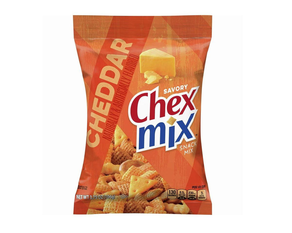 Chex Mix Cheddar Snack Mix 3.75 oz. Bags - CandyFavorites