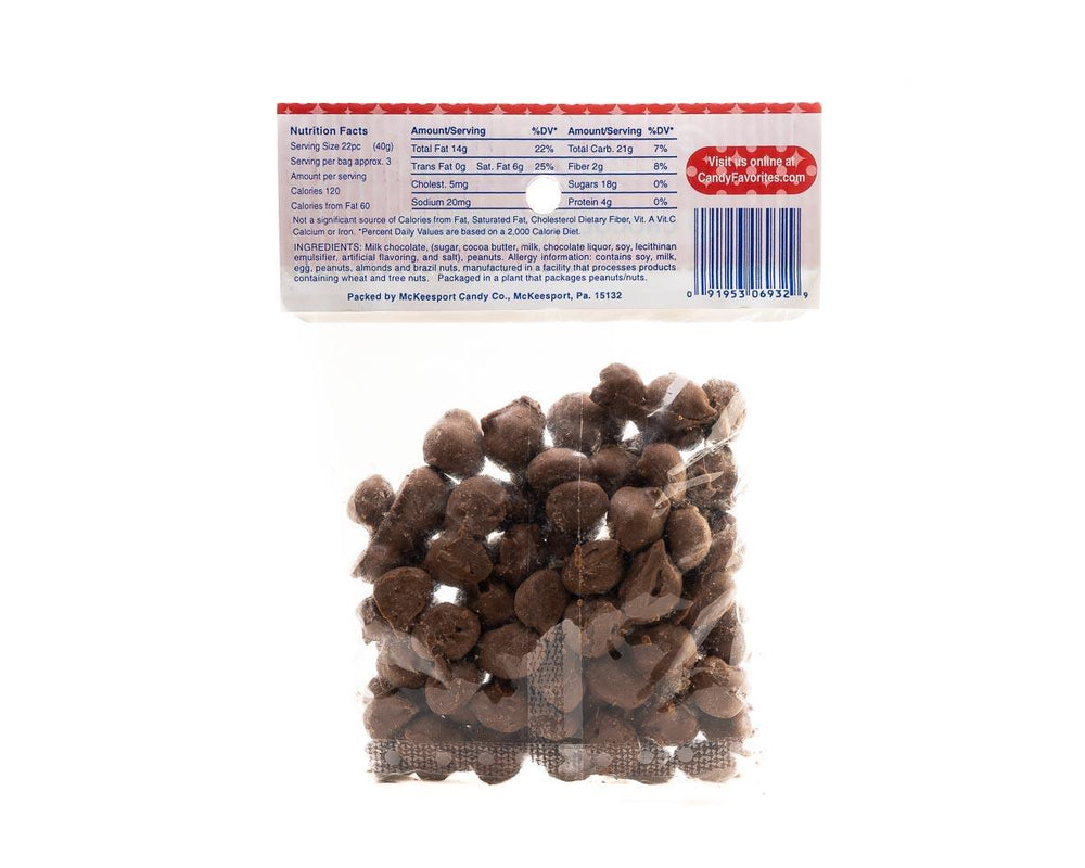 
                      
                        Chocolate Covered Peanuts "Select Label" 4.5 Ounce Peg Bags - CandyFavorites
                      
                    