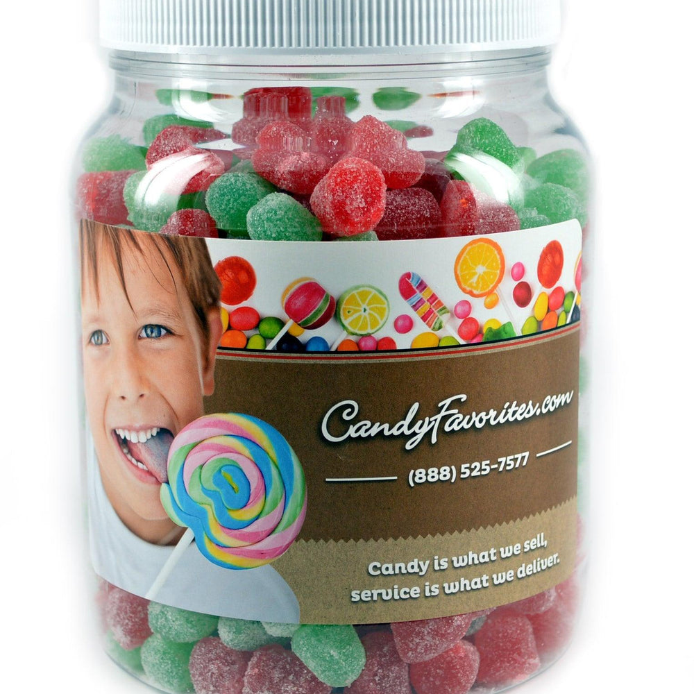 Christmas Spice Gum Drops Candy Jar - CandyFavorites