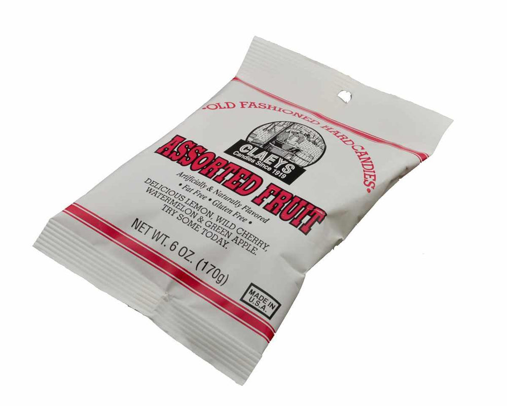 Claeys Assorted Fruit Old Fashioned Hard Candy Bags - CandyFavorites