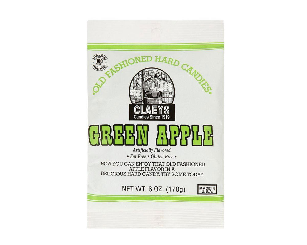 Claeys Green Apple Old Fashion Candy Bag - CandyFavorites