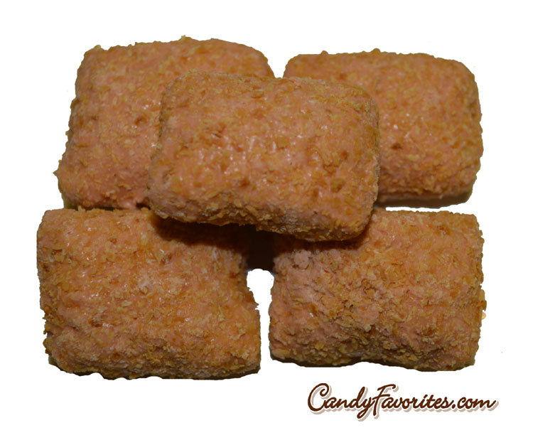 Coconut Crunch Peanut Butter Logs - CandyFavorites