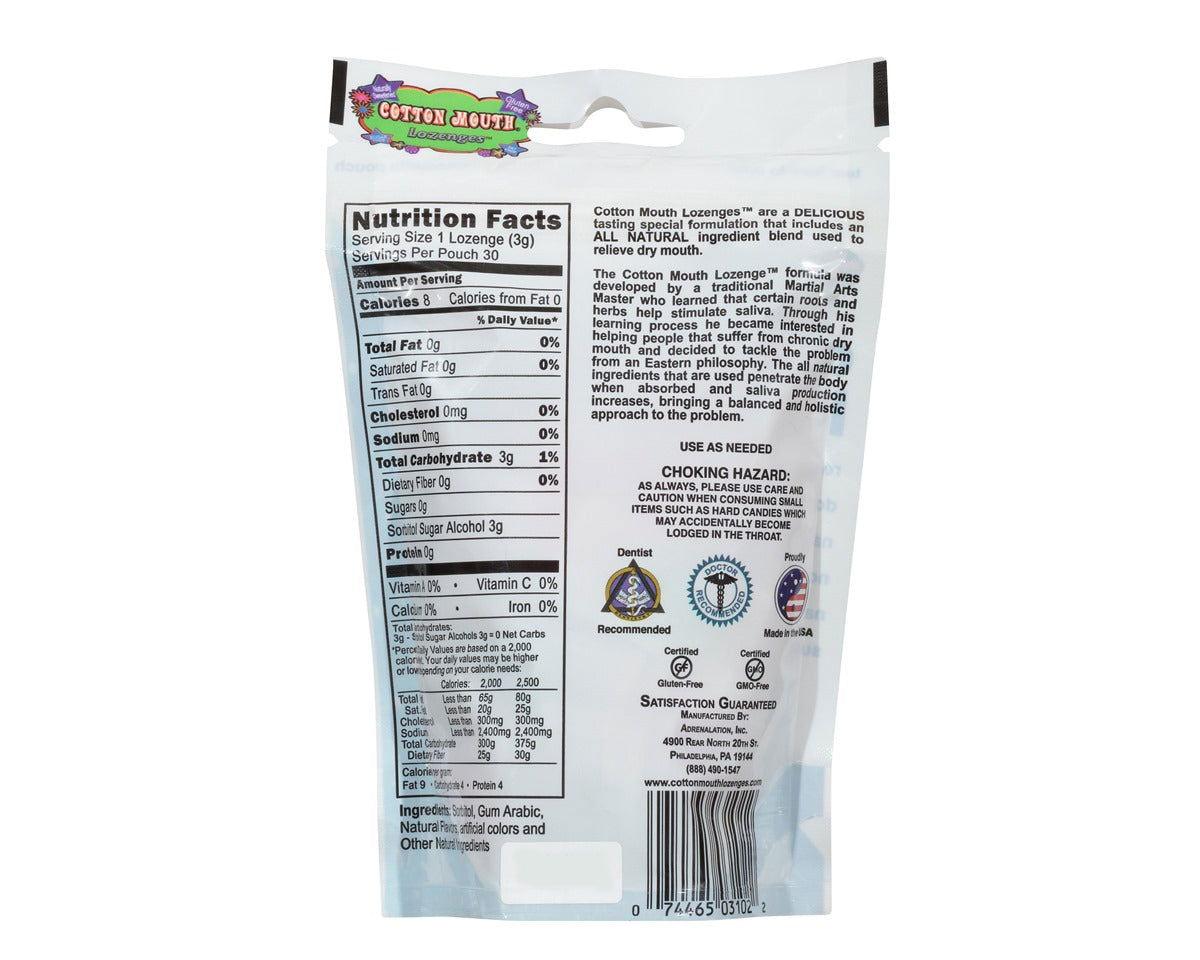 Cotton Mouth Dry Mouth Lozenges Bags - CandyFavorites