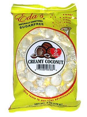 Eda's Sugar Free Creamy Coconut Drops Bags - CandyFavorites