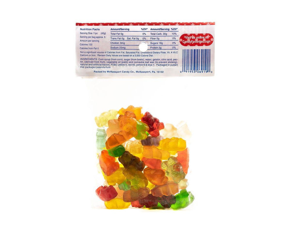 
                      
                        Gummi Bears 6.5 Ounce Peg Bags - CandyFavorites
                      
                    