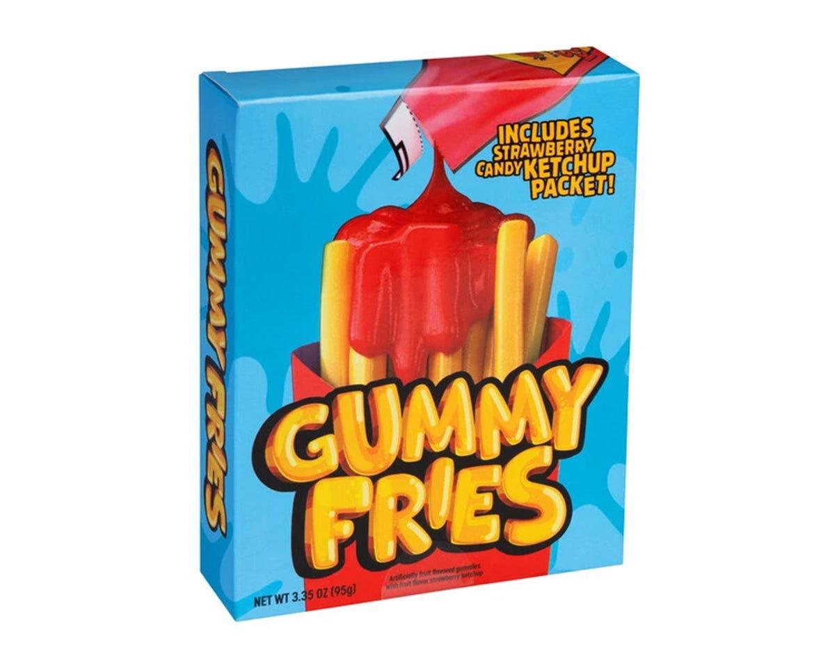 Gummy Fries With Strawberry Candy Ketchup - CandyFavorites