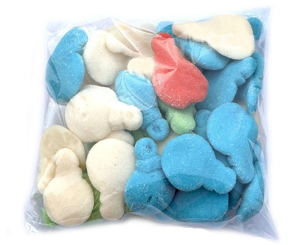 Hand-Packed Gummi Holiday Ornaments 10 oz. Flat Bags - CandyFavorites