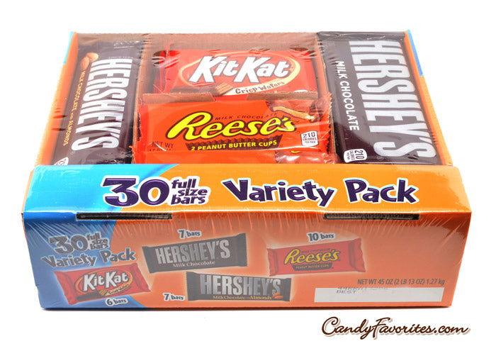 Hershey's Full Size Bars Variety Pack - CandyFavorites