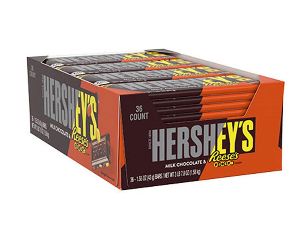 
                      
                        Hershey's Milk Chocolate & Reese's Pieces Bars - CandyFavorites
                      
                    