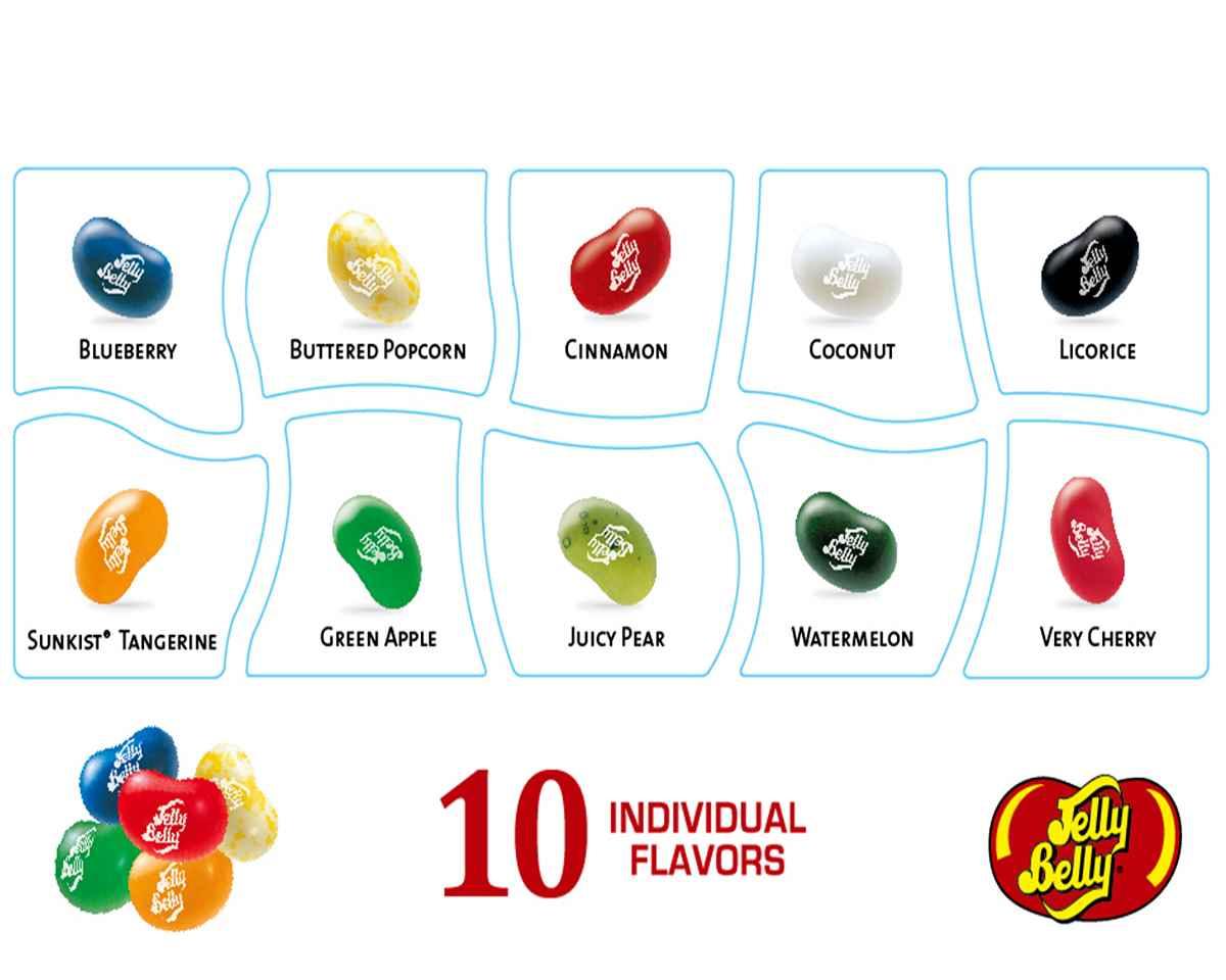 Jelly Belly 10 Flavor Jelly Bean Gift Box - CandyFavorites