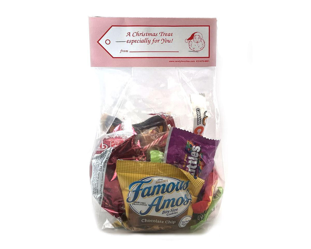 Jumbo Candy &  Snack Filled Christmas Treat Bag - CandyFavorites