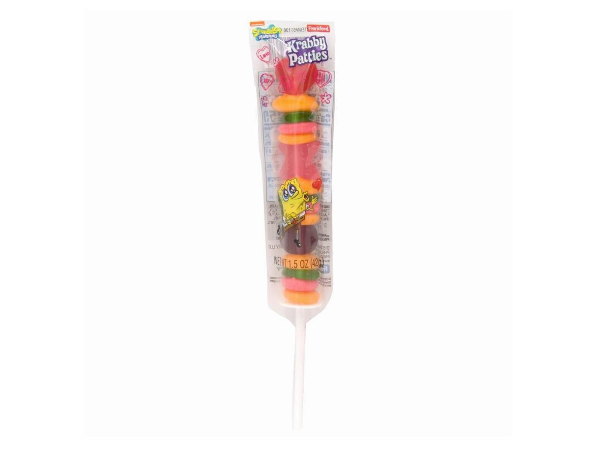 Krabby Patties Valentine's Gummi Candy Kabob - CandyFavorites