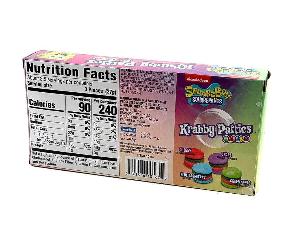 Krabby Patty Colors Gummy Candy Box - CandyFavorites