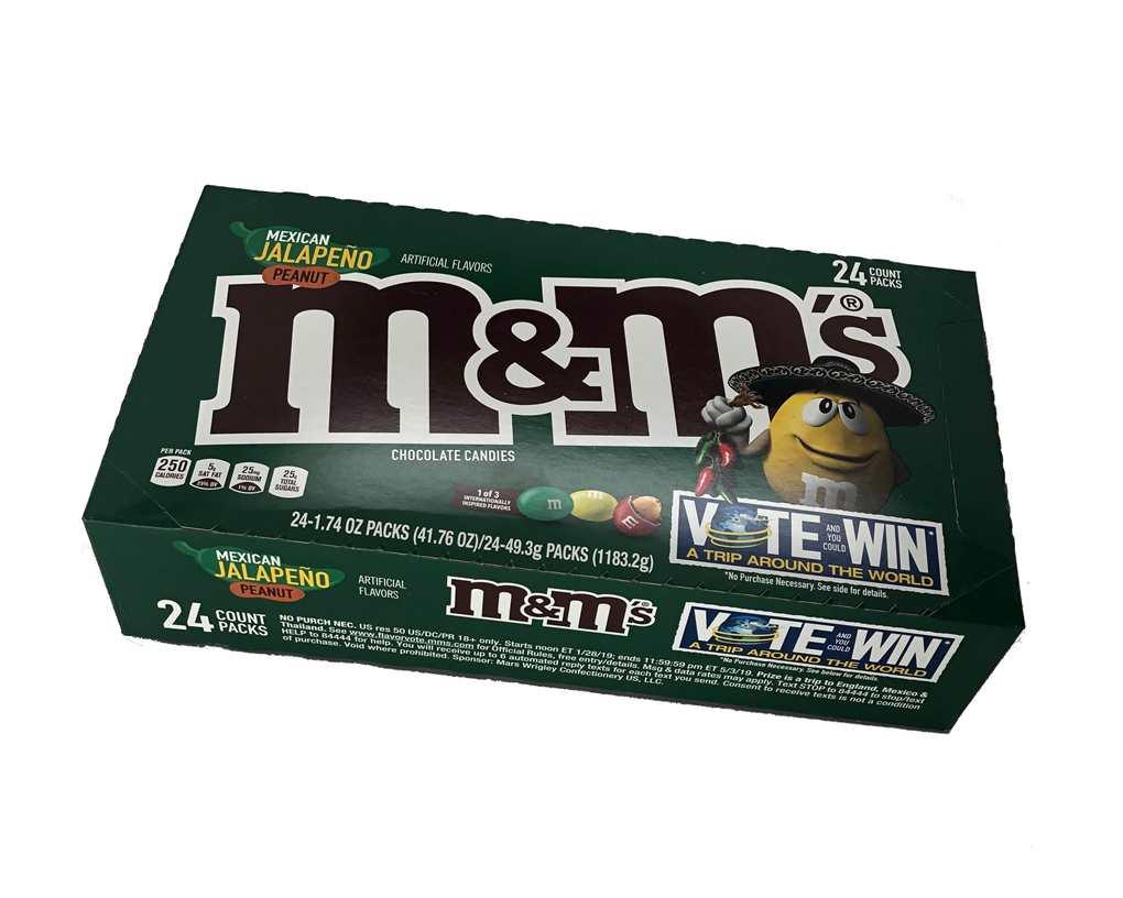 M&M's Mexican Jalapeno Peanut Chocolate Candies - CandyFavorites