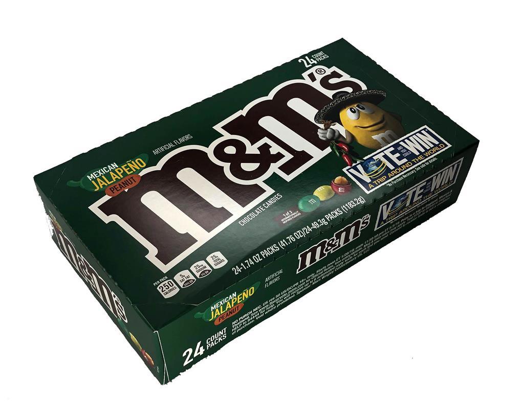 M&M's Mexican Jalapeno Peanut Chocolate Candies - CandyFavorites
