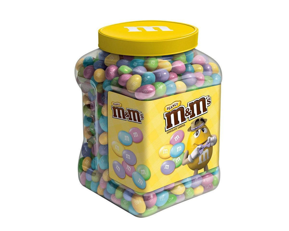 M&M's ® Peanut Chocolate Easter Candy Jar - CandyFavorites