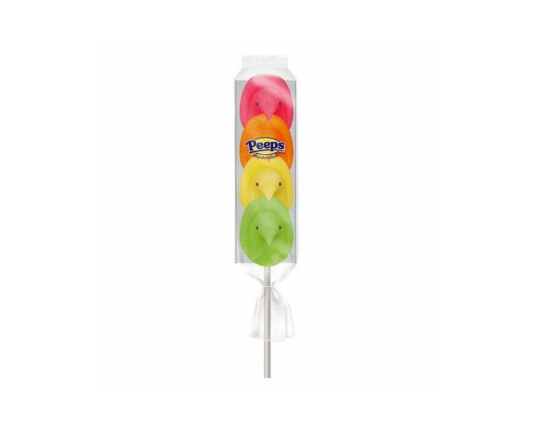 Mike & Ike Marshmallow Peeps 4 Count Pops - CandyFavorites