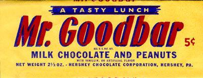 
                      
                        Mr. Goodbar - CandyFavorites
                      
                    