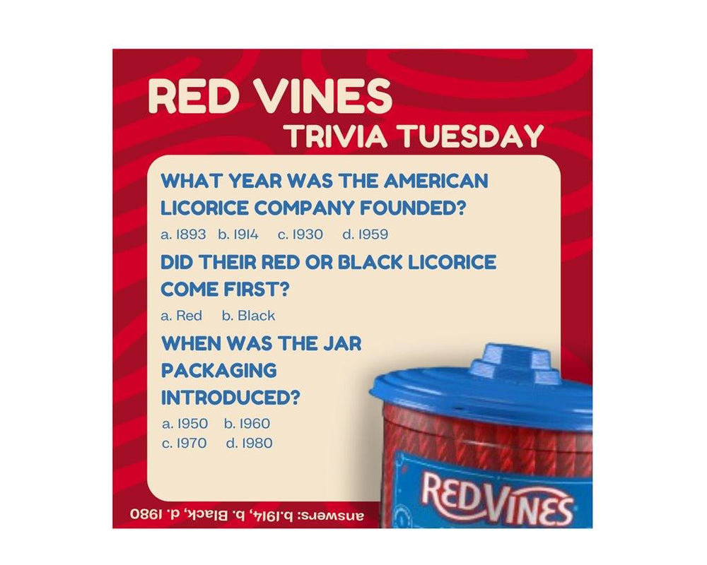 
                      
                        Original Red Vines Licorice Twists Jar - CandyFavorites
                      
                    