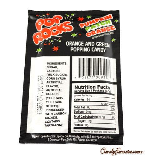 Pop Rocks Pumpkin Patch Orange - CandyFavorites
