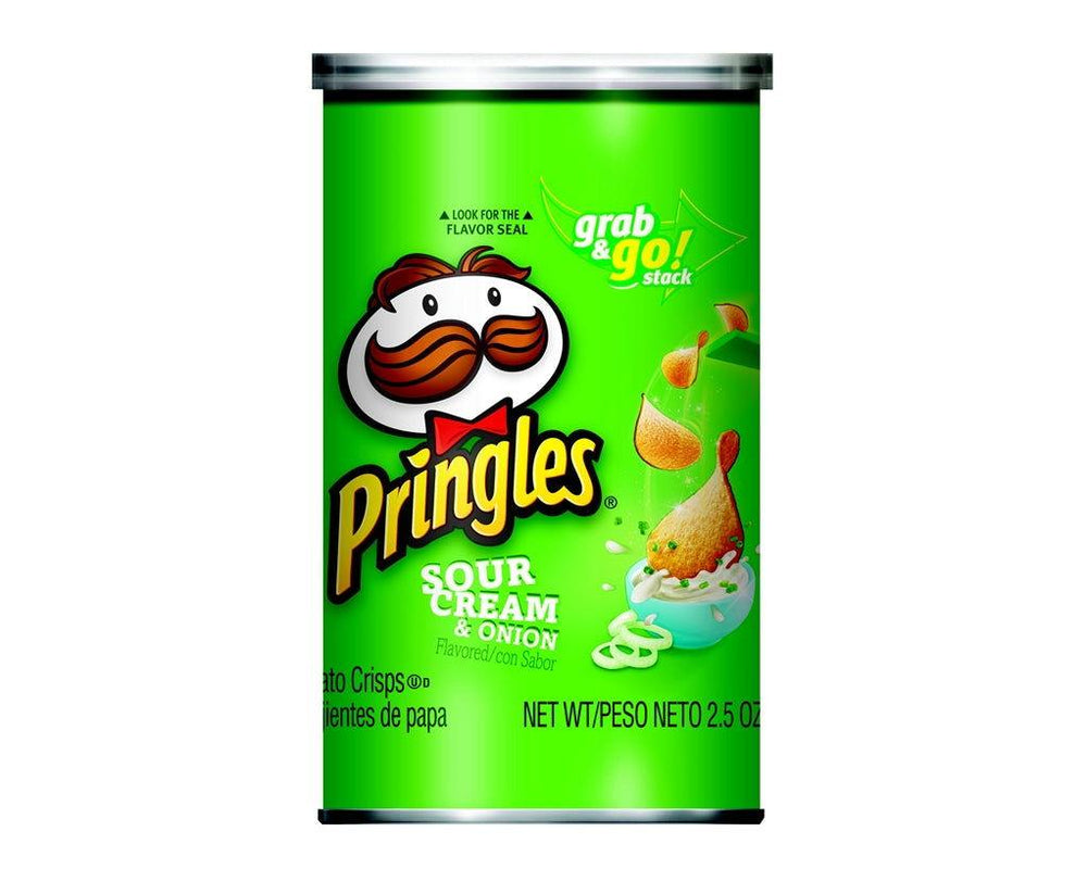 Pringles Grab n' Go Sour Cream & Onion Potato Crisps Grab n' Go Cans - CandyFavorites