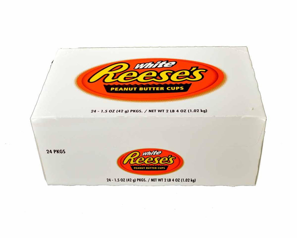 
                      
                        Reese's White Chocolate Peanut Butter Cups - CandyFavorites
                      
                    