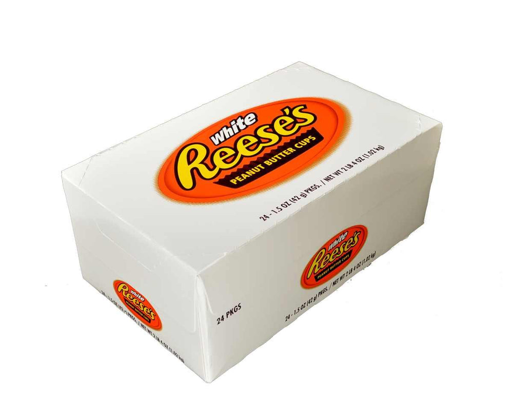 
                      
                        Reese's White Chocolate Peanut Butter Cups - CandyFavorites
                      
                    
