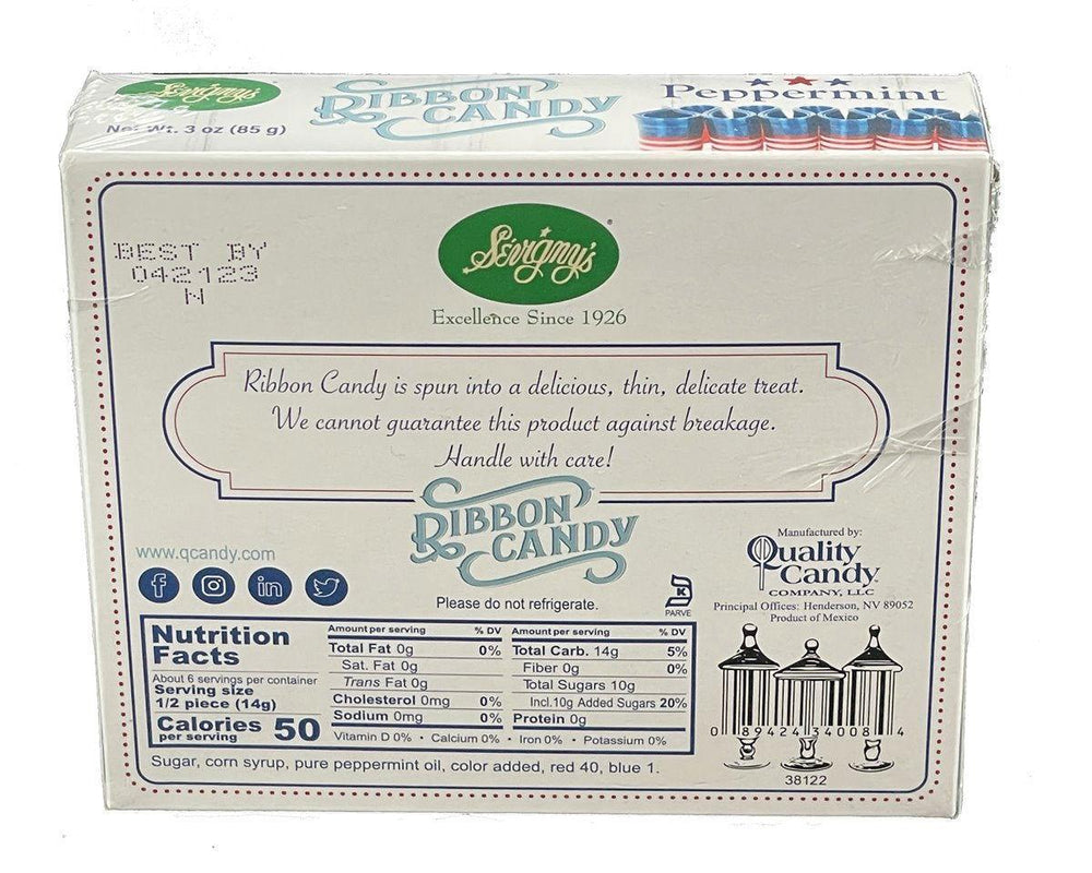 
                      
                        Sevigny's Thin Peppermint Ribbon Candy 3oz Gift Box - CandyFavorites
                      
                    
