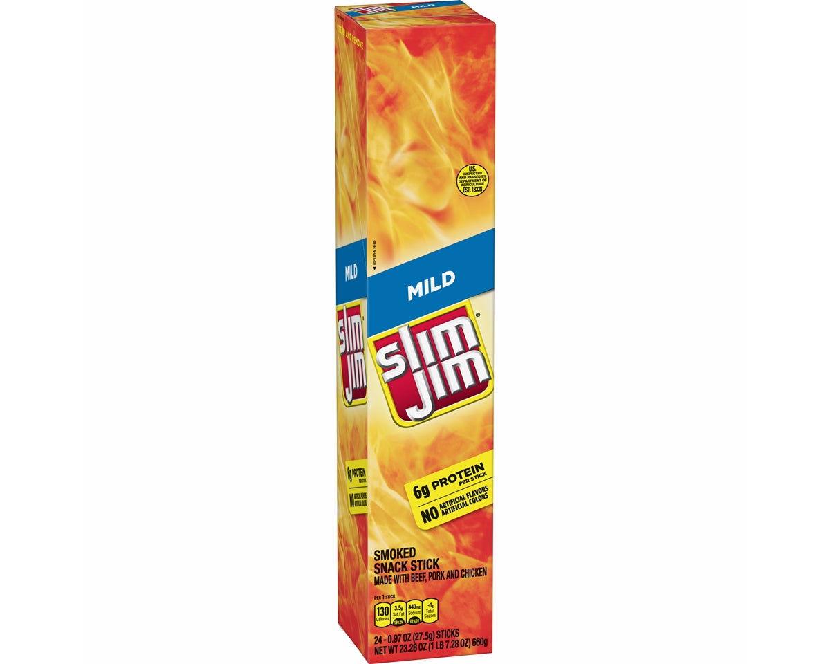 Slim Jim Mild Smoked .97 oz. Snack Sticks - CandyFavorites