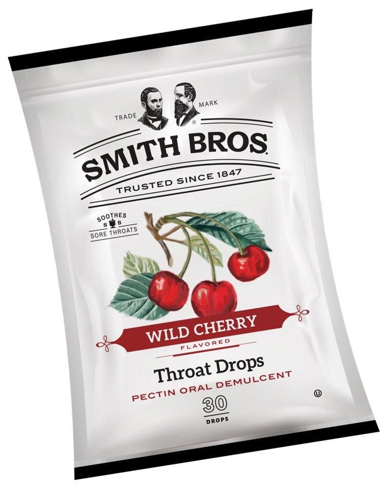 Smith Brothers Wild Cherry Cough Drops Bags - CandyFavorites