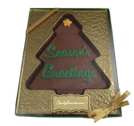 Solid Chocolate Christmas Tree - CandyFavorites