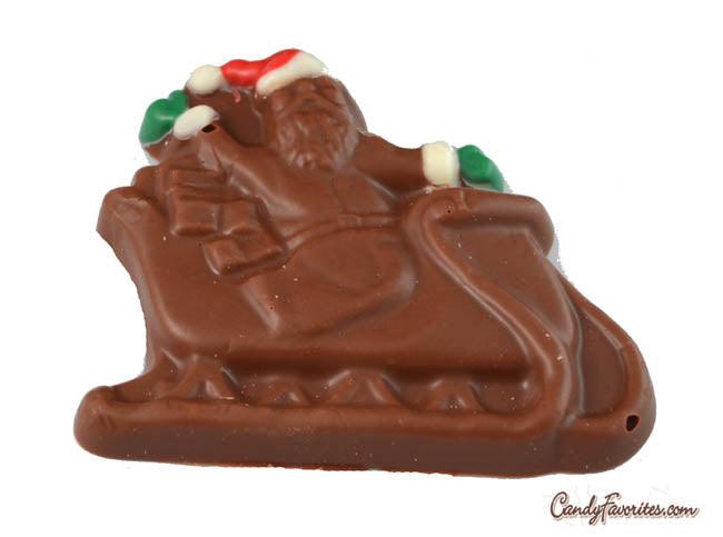 Solid Chocolate Santas and Reindeer - CandyFavorites
