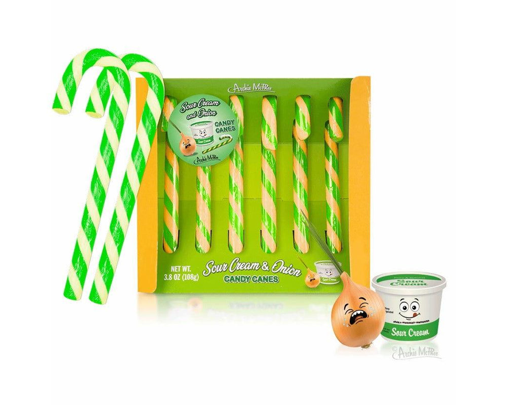 Sour Cream and Onion Candy Canes - CandyFavorites