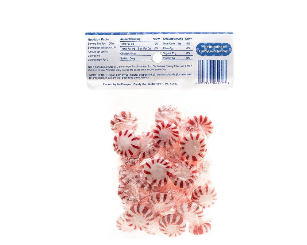
                      
                        Starlight Mints Peppermint 6 Ounce Peg Bags - CandyFavorites
                      
                    
