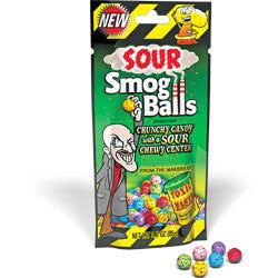 Toxic Waste Hazardously Sour Smog Balls - CandyFavorites